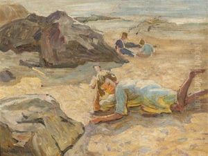 At The Beach by Dorothea Sharp