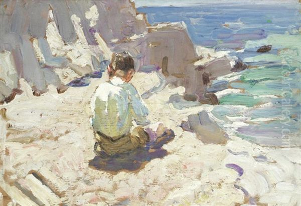 Study Of A Young Boy - view 1