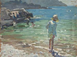 Porthmoeor Beach, St Ives, Cornwall by Dorothea Sharp