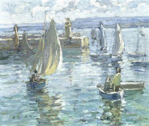 St Ives Harbour by Dorothea Sharp