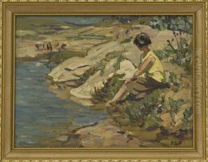 Woman Washing, Vence, France