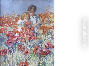 Among The Poppies by Dorothea Sharp
