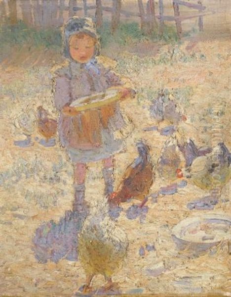 Feeding Chickens - view 1
