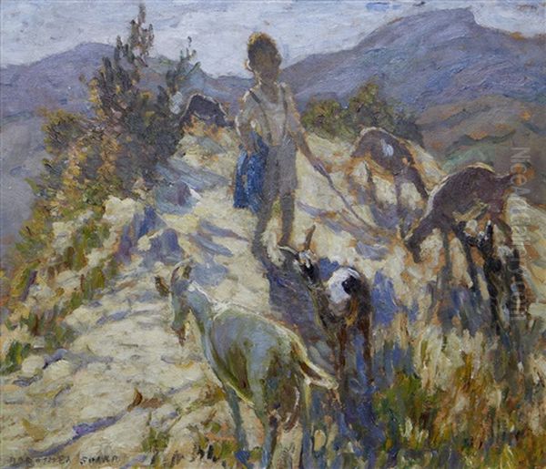 The Young Goat Herder (+ Another, Sketch, Verso) - view 1