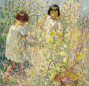 Gathering Flowers by Dorothea Sharp