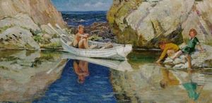 Cornish Rock Pool by Dorothea Sharp