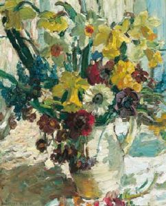 Still Life With Daffodils And Narcissi