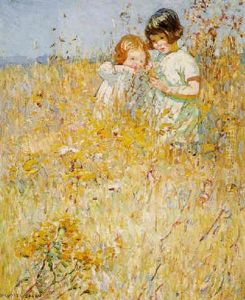 Picking Flowers, Mounts Bay by Dorothea Sharp