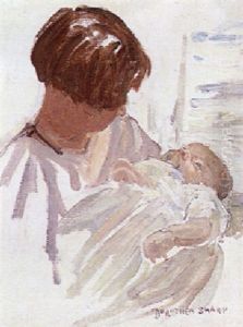 Mother And Child by Dorothea Sharp