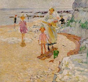 The Outing To The Beach by Dorothea Sharp