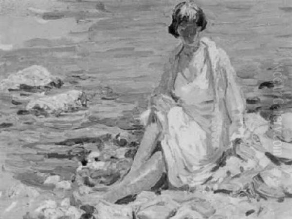 A Woman On The Beach - view 1