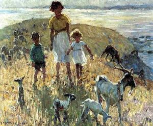 The Young Goatherders by Dorothea Sharp