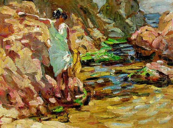 Girl On The Beach - view 1