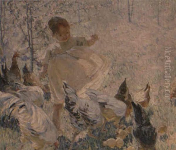 Feeding Chickens - view 1