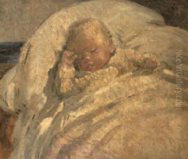 A Sleeping Baby - view 1