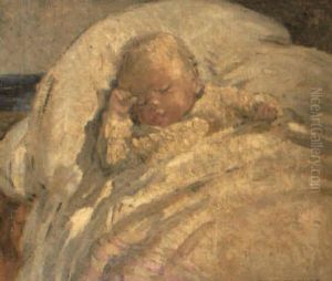 A Sleeping Baby by Dorothea Sharp