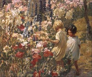Picking Poppies by Dorothea Sharp