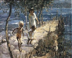 Children On A Jetty