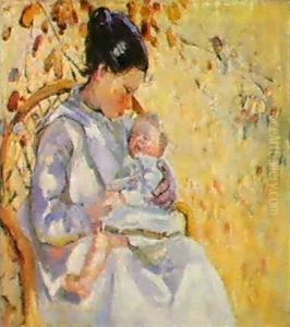 Mother And Child by Dorothea Sharp