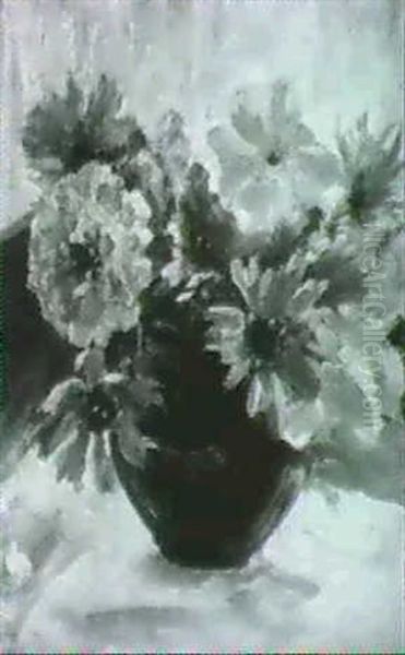 A Vase Of Flowers By A Window - view 1