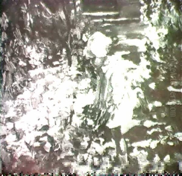 Girl In A Garden - view 1