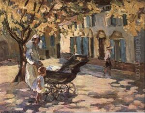 Green Shutters by Dorothea Sharp