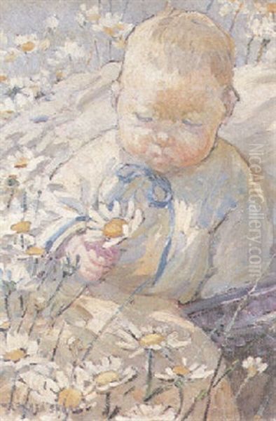 Baby And Daisies - view 1