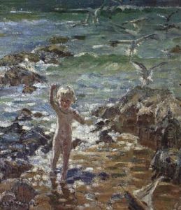 Playing On The Rocks by Dorothea Sharp