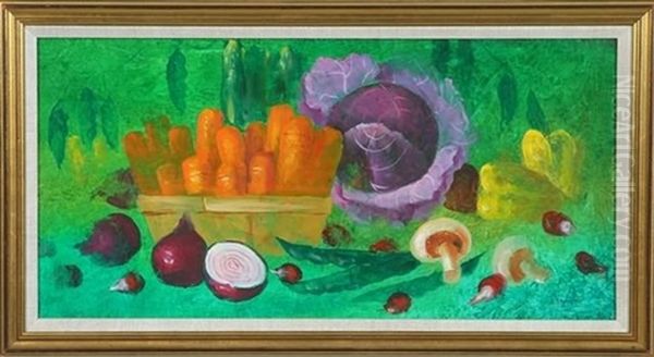 Still Life Composition With Garden Vegtables - view 1