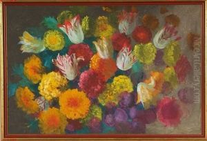 Still Life, Floral, Tulips by John Oliver Sharp