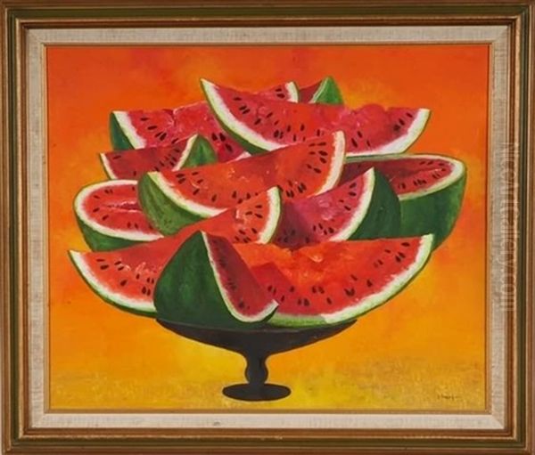 Still Life, Watermelons In Compote - view 1