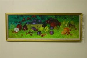 Still Life Of Fruit by John Oliver Sharp