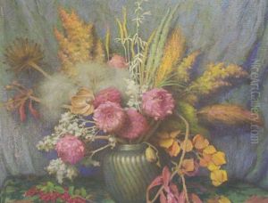 Autumn Flowers, Weeds, Grasses And Seed Pods