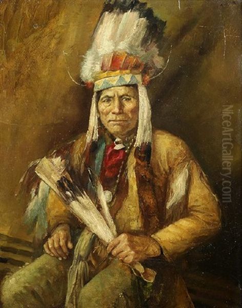 Painting, Joseph Henry Sharp - view 1