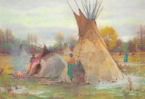 The Chief's Sweat Bath, Crow Reservation, Montana