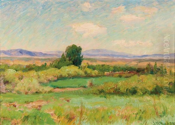 Landscape With Adobes From Sharp's Studio Window - view 1