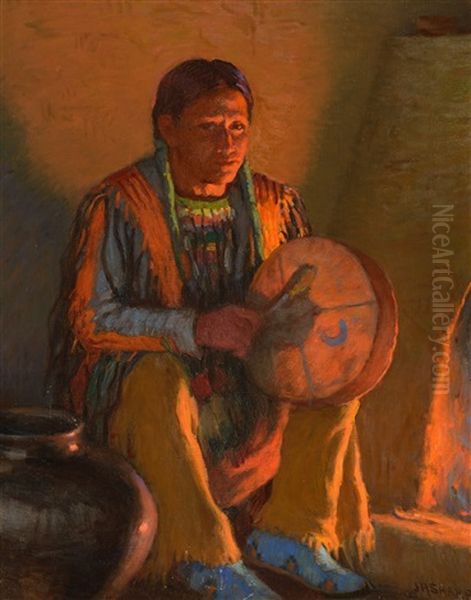 Firelight Drummer - view 1
