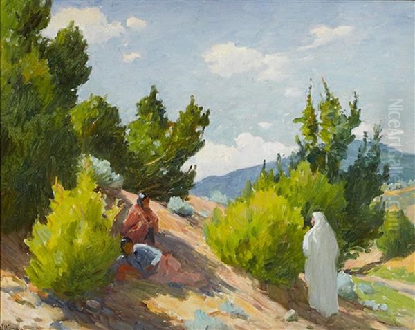 Resting In The Shade, Taos - view 1