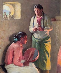 Chant To The Rain Gods by Joseph Henry Sharp