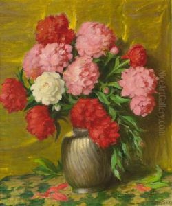 Peonies by Joseph Henry Sharp
