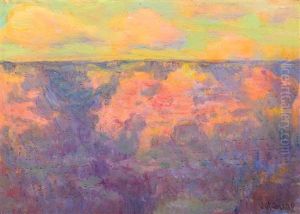 Afterglow - Grand Canyon Ariz by Joseph Henry Sharp