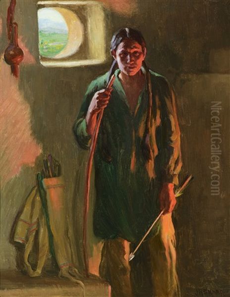 Hunting Son - Taos, Firelight And Daylight - view 1