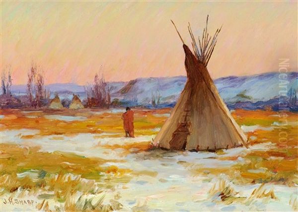 Encampment On The Yellowstone - view 1