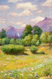 Landscape Of Glacier by Joseph Henry Sharp