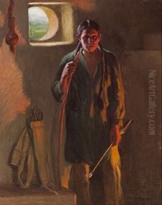 Hunting Son, Firelight And Daylight, Taos