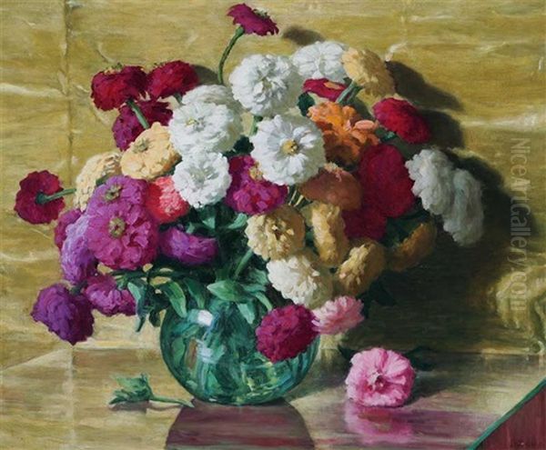Zinnias - view 1