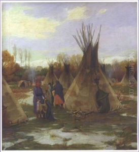 Squaw Winter by Joseph Henry Sharp