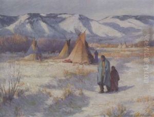 Winter Camp by Joseph Henry Sharp