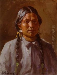 Young Man Of Taos, New Mexico by Joseph Henry Sharp