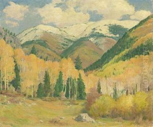 Aspens - Twining by Joseph Henry Sharp